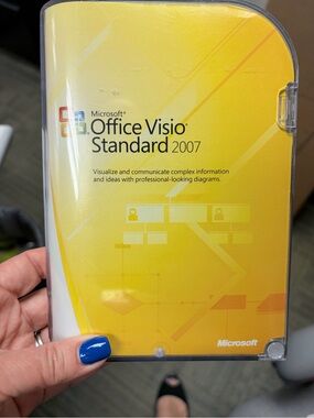 Microsoft Office Visio Standard 2007 – Original Disc & Product Key Included